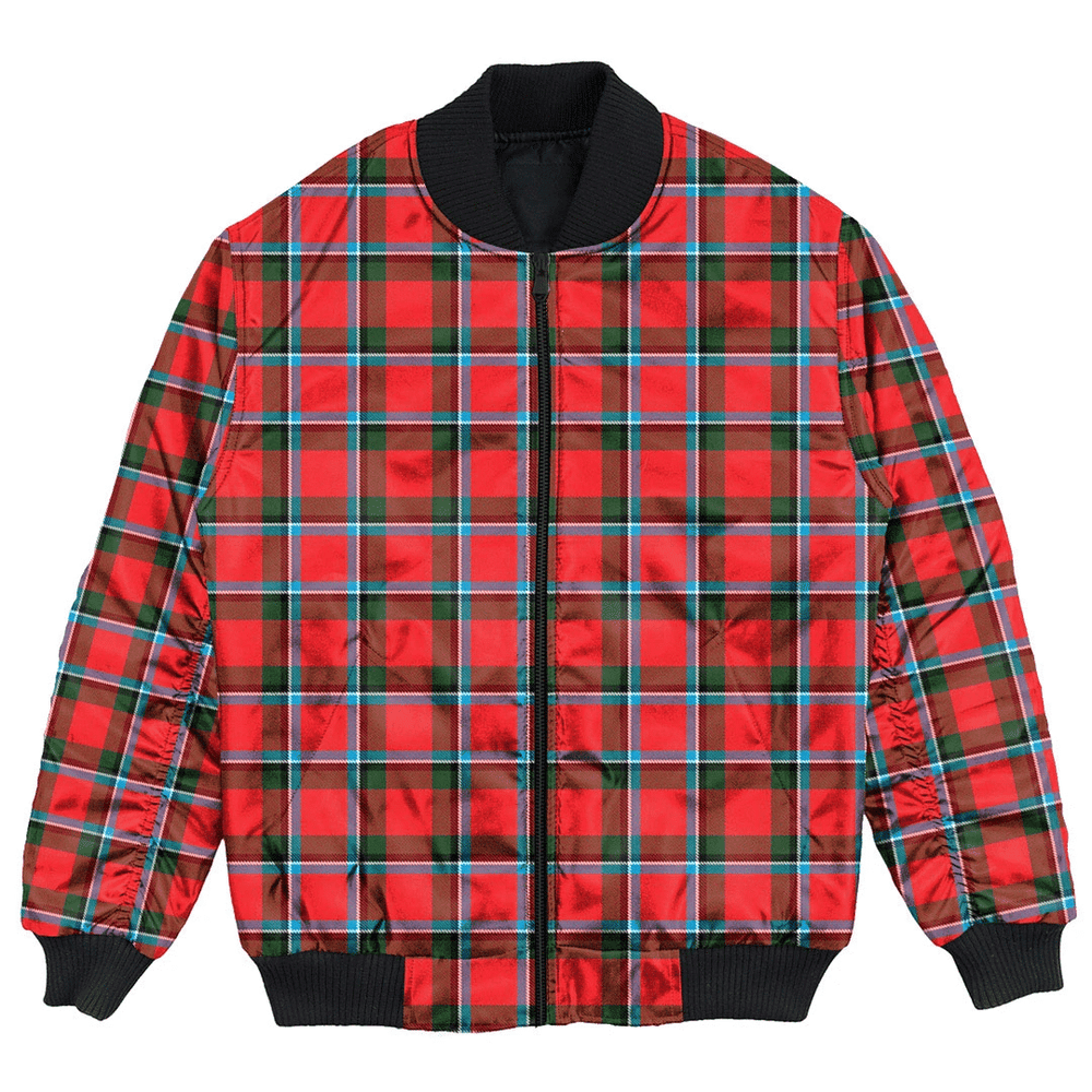 Clan Sinclair Modern Tartan Bomber Jacket UA82 Sinclair Modern Tartan Tartan Bomber Jacket   