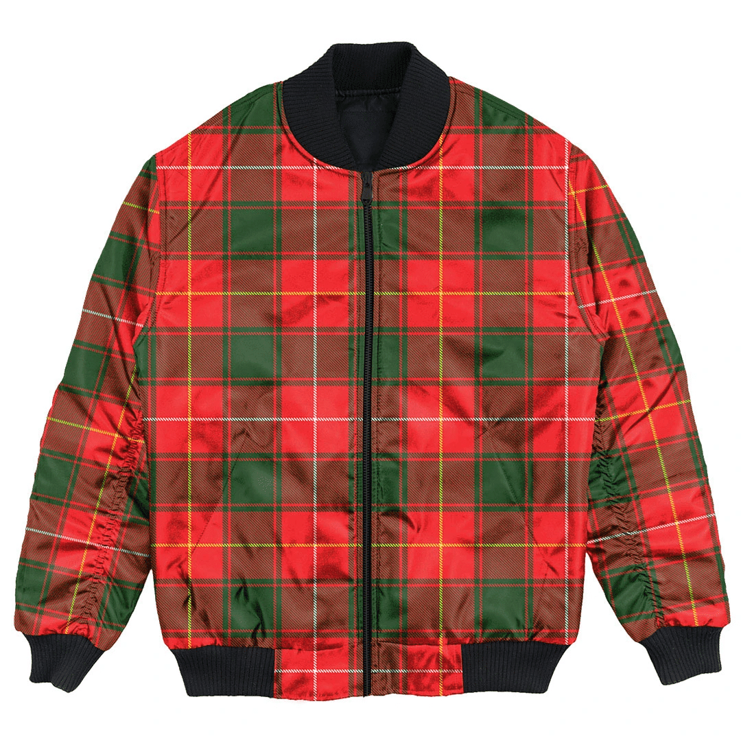 Clan MacFie Tartan Bomber Jacket QT95 MacFie Tartan Tartan Bomber Jacket   