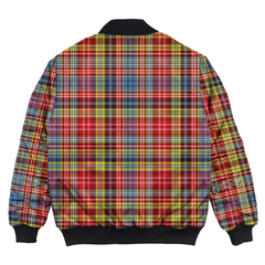 Clan Ogilvie Tartan Bomber Jacket PS79 Ogilvie Tartan Tartan Bomber Jacket   