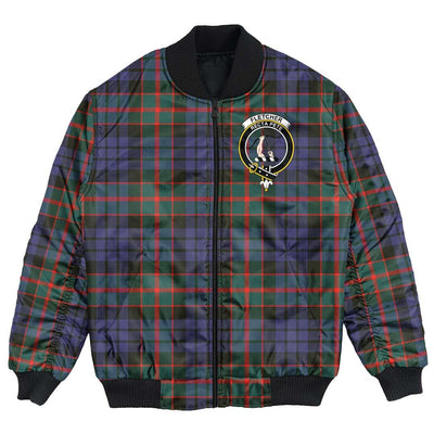 Clan Fletcher of Dunans Tartan Crest Bomber Jacket
