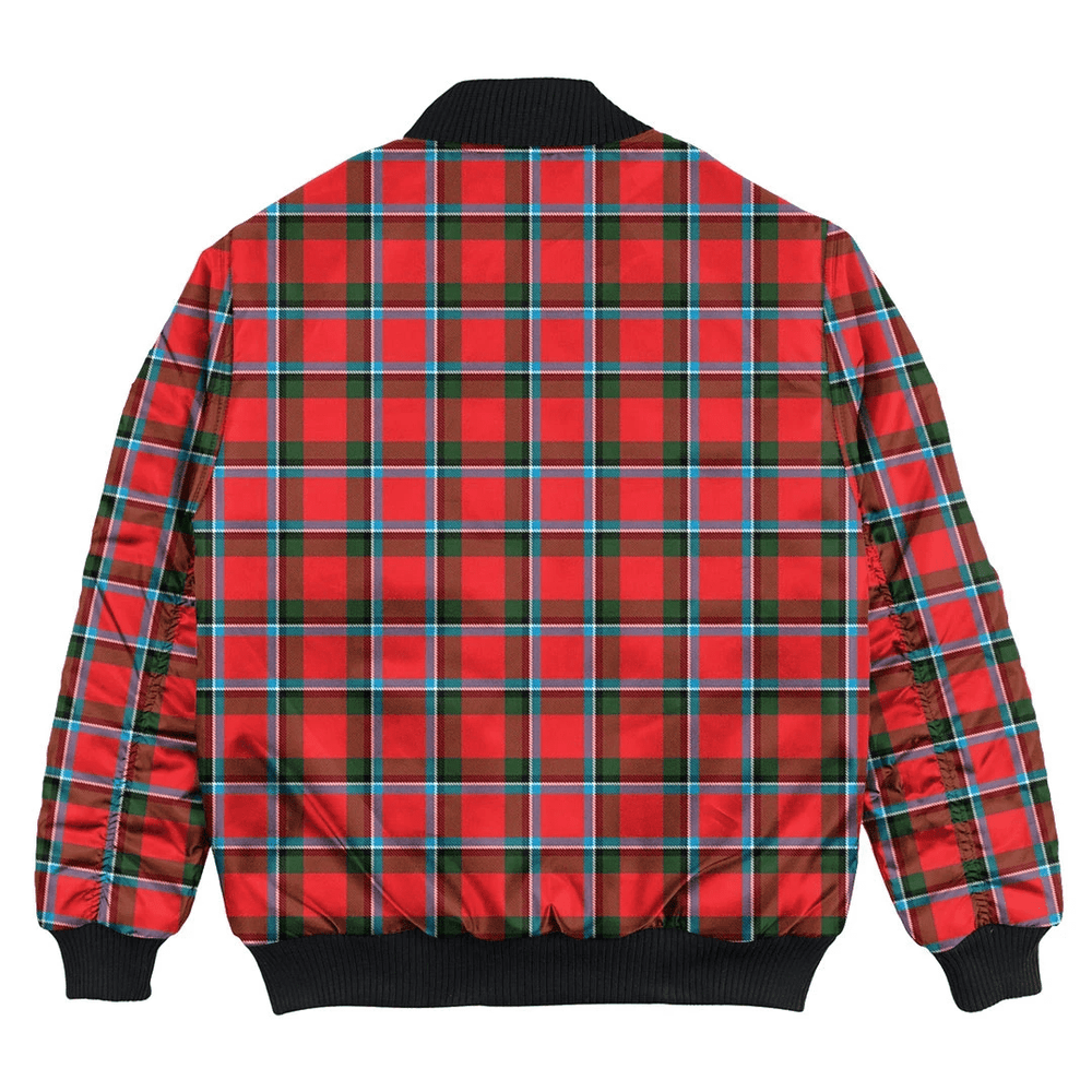 Clan Sinclair Modern Tartan Bomber Jacket UA82 Sinclair Modern Tartan Tartan Bomber Jacket   