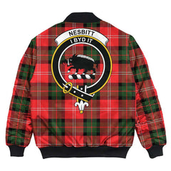 Clan Nesbitt Modern Tartan Crest Bomber Jacket JK29 Nesbitt Modern Tartan Tartan Bomber Jacket   