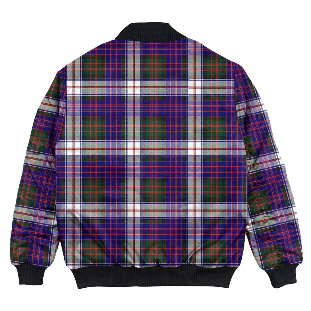 Clan MacDonald Dress Modern Tartan Bomber Jacket TZ67 MacDonald Dress Modern Tartan Tartan Bomber Jacket   