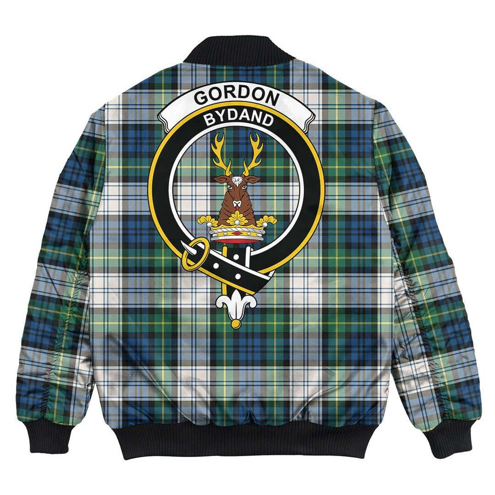 Clan Gordon Dress Ancient Tartan Crest Bomber Jacket RU30 Gordon Dress Ancient Tartan Tartan Bomber Jacket   