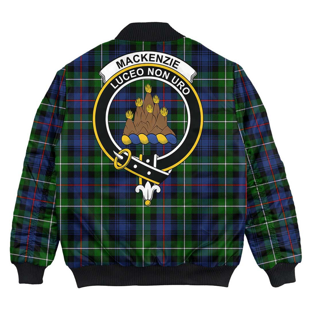 Clan MacKenzie Modern Tartan Crest Bomber Jacket GD20 MacKenzie Modern Tartan Tartan Bomber Jacket   
