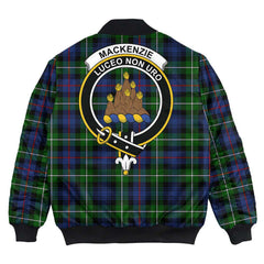 Clan MacKenzie Modern Tartan Crest Bomber Jacket GD20 MacKenzie Modern Tartan Tartan Bomber Jacket   