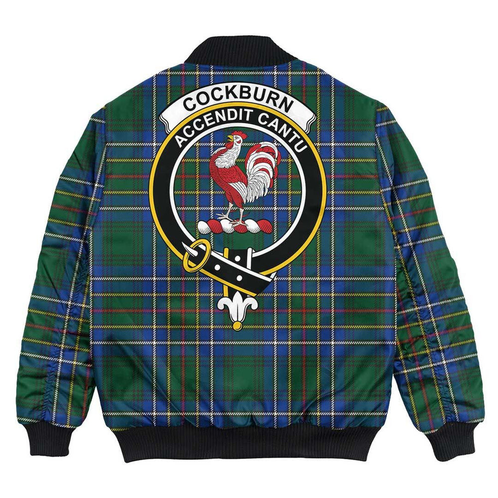 Clan Cockburn Ancient Tartan Crest Bomber Jacket LY55 Cockburn Ancient Tartan Tartan Bomber Jacket   