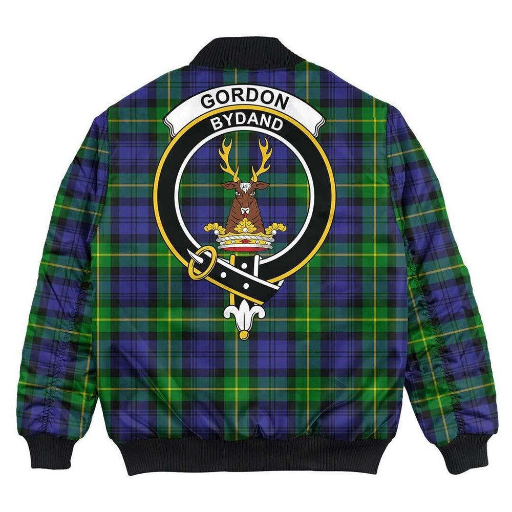 Clan Gordon Modern Tartan Crest Bomber Jacket YN96 Gordon Modern Tartan Tartan Bomber Jacket   