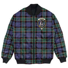 Clan Fletcher Modern Tartan Crest Bomber Jacket XN67 Fletcher Modern Tartan Tartan Bomber Jacket   