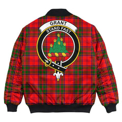 Clan Grant Modern Tartan Crest Bomber Jacket WQ52 Grant Modern Tartan Tartan Bomber Jacket   