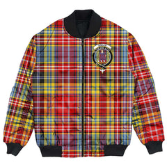 Clan Ogilvie Tartan Crest Bomber Jacket WP70 Ogilvie Tartan Tartan Bomber Jacket   