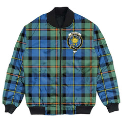 Clan MacLeod of Harris Ancient Tartan Crest Bomber Jacket SI24 MacLeod of Harris Ancient Tartan Tartan Bomber Jacket   