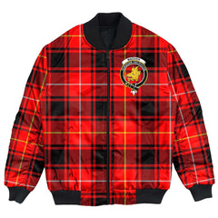 Clan MacIver Modern Tartan Crest Bomber Jacket JD81 MacIver Modern Tartan Tartan Bomber Jacket   