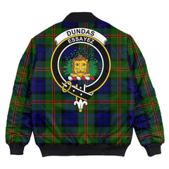 Clan Dundas Modern 02 Tartan Crest Bomber Jacket PS78 Dundas Modern 02 Tartan Tartan Bomber Jacket   