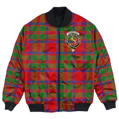 Clan MacKintosh Modern Tartan Crest Bomber Jacket OO79 MacKintosh Modern Tartan Tartan Bomber Jacket   