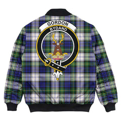 Clan Gordon Dress Modern Tartan Crest Bomber Jacket AO31 Gordon Dress Modern Tartan Tartan Bomber Jacket   