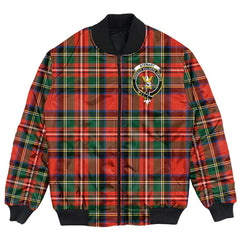 Clan Stewart Royal Modern Tartan Crest Bomber Jacket BD95 Stewart Royal Modern Tartan Tartan Bomber Jacket   