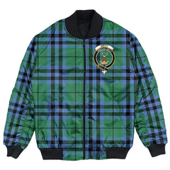 Clan Keith Ancient Tartan Crest Bomber Jacket CG33 Keith Ancient Tartan Tartan Bomber Jacket   