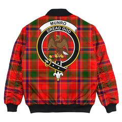 Clan Munro Modern Tartan Crest Bomber Jacket YP18 Munro Modern Tartan Tartan Bomber Jacket   