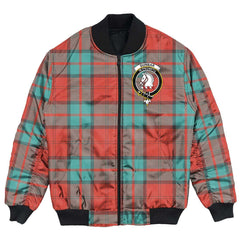 Clan Dunbar Ancient Tartan Crest Bomber Jacket KD39 Dunbar Ancient Tartan Tartan Bomber Jacket   