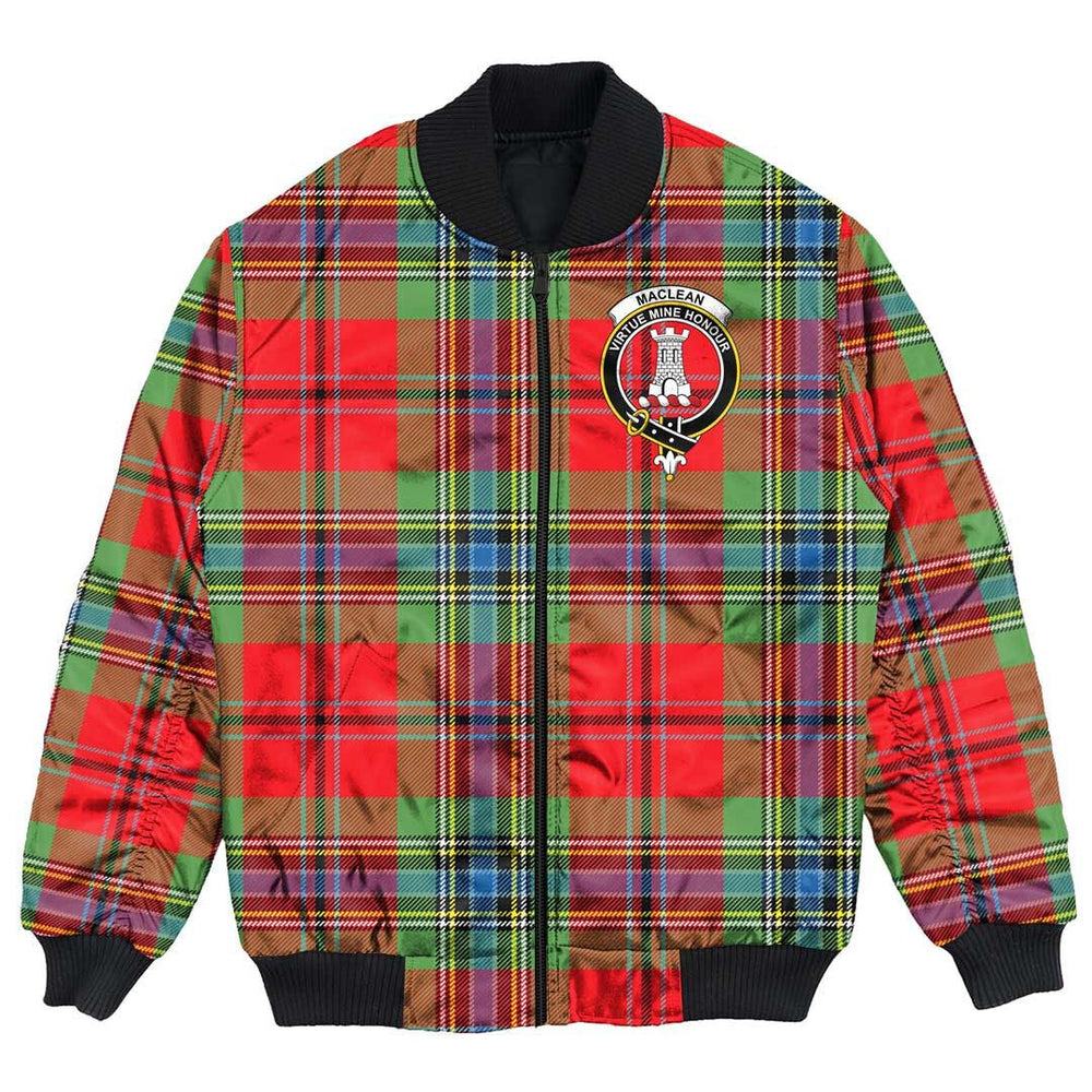 Clan MacLean of Duart Modern Tartan Crest Bomber Jacket TB53 MacLean of Duart Modern Tartan Tartan Bomber Jacket   