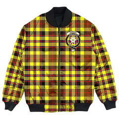 Clan Jardine Tartan Crest Bomber Jacket GI36 Jardine Tartan Tartan Bomber Jacket   