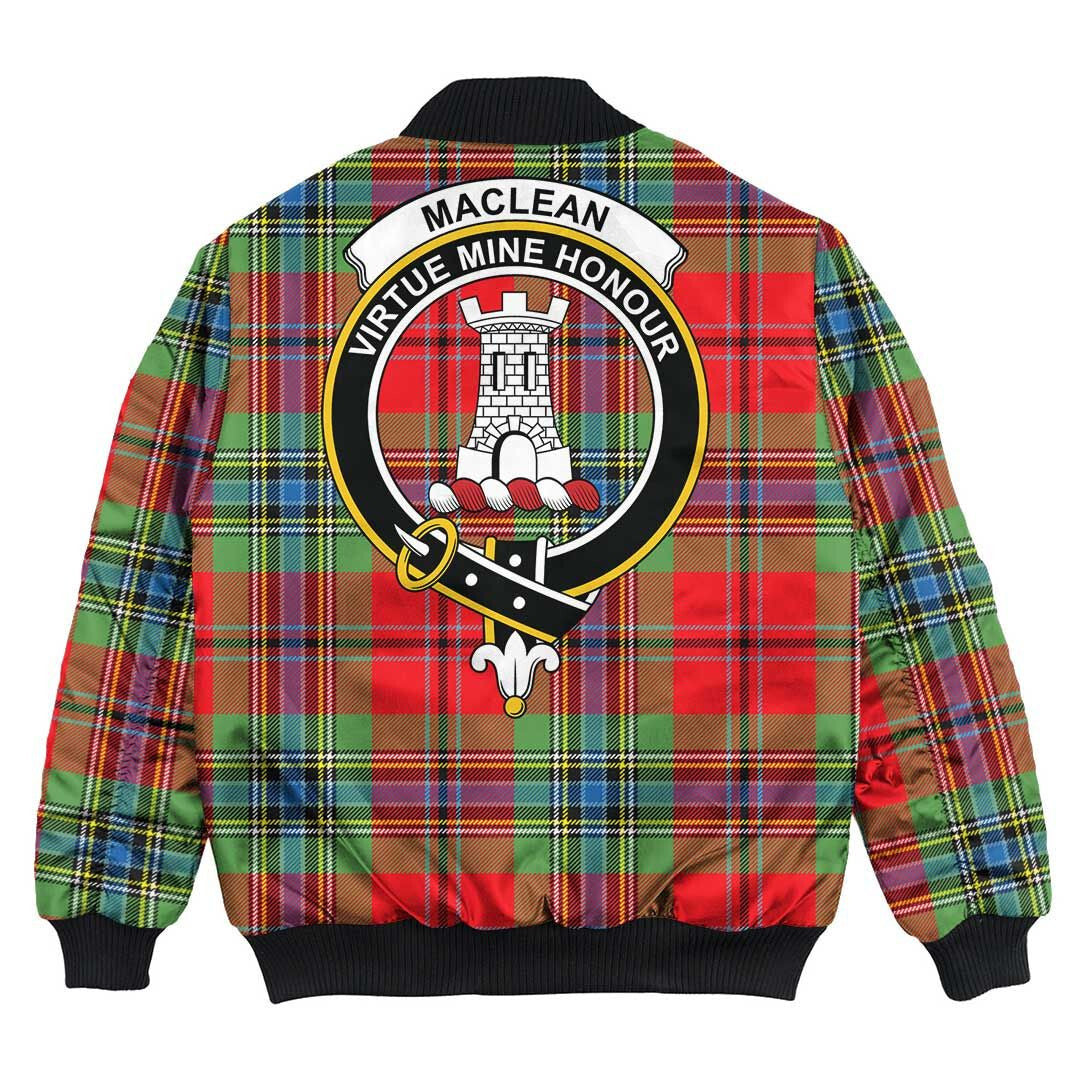 Clan MacLean of Duart Modern Tartan Crest Bomber Jacket TB53 MacLean of Duart Modern Tartan Tartan Bomber Jacket   