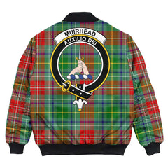 Clan Muirhead Tartan Crest Bomber Jacket WH98 Muirhead Tartan Tartan Bomber Jacket   