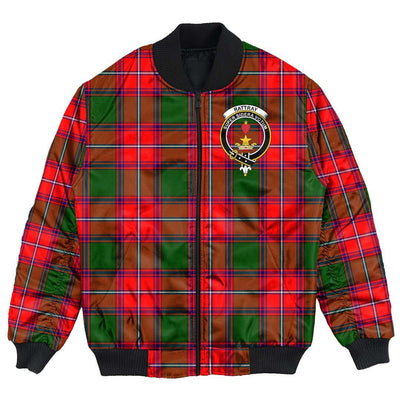 Clan Rattray Modern Tartan Crest Bomber Jacket