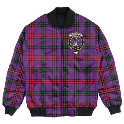 Clan Montgomery Modern Tartan Crest Bomber Jacket KB22