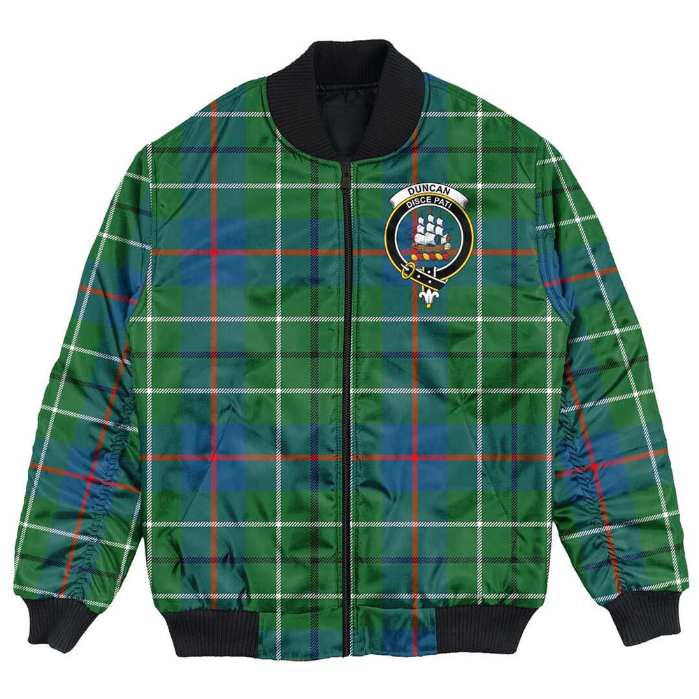 Clan Duncan Ancient Tartan Crest Bomber Jacket EE17 Duncan Ancient Tartan Tartan Bomber Jacket   