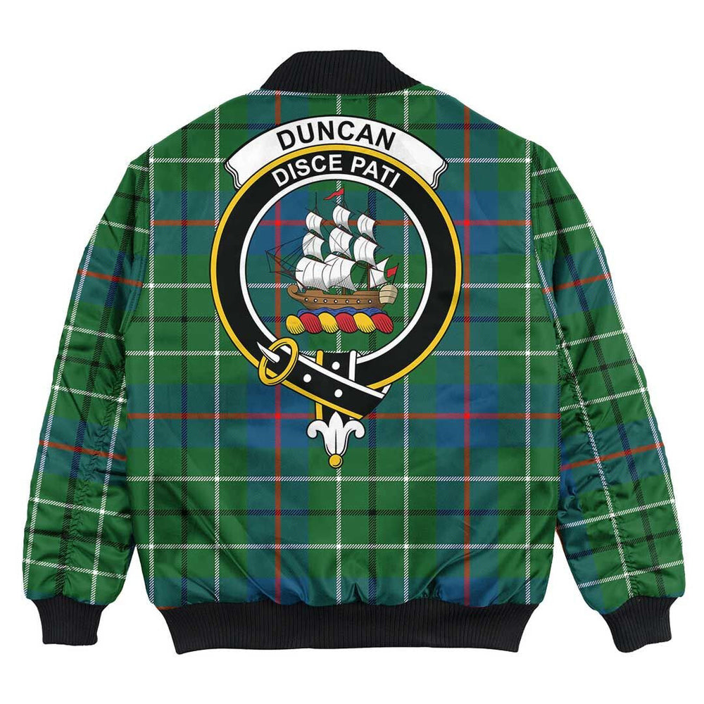 Clan Duncan Ancient Tartan Crest Bomber Jacket EE17 Duncan Ancient Tartan Tartan Bomber Jacket   