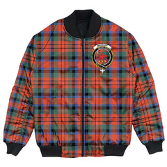 Clan MacDuff Ancient Tartan Crest Bomber Jacket DQ96 MacDuff Ancient Tartan Tartan Bomber Jacket   