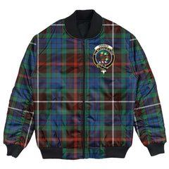 Clan Fraser Hunting Ancient Tartan Crest Bomber Jacket FG63 Fraser Hunting Ancient Tartan Tartan Bomber Jacket   
