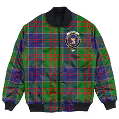 Clan Stewart of Appin Hunting Modern Tartan Crest Bomber Jacket YI73 Stewart of Appin Hunting Modern Tartan Tartan Bomber Jacket   