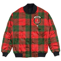 Clan Erskine Modern Tartan Crest Bomber Jacket AH46 Erskine Modern Tartan Tartan Bomber Jacket   