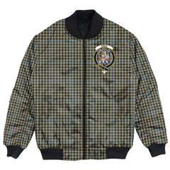 Clan Haig Check Tartan Crest Bomber Jacket UG58 Haig Check Tartan Tartan Bomber Jacket   