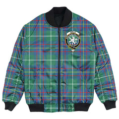 Clan Inglis Ancient Tartan Crest Bomber Jacket GE64 Inglis Ancient Tartan Tartan Bomber Jacket   