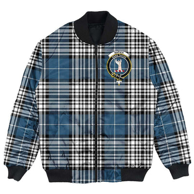Clan Napier Modern Tartan Crest Bomber Jacket