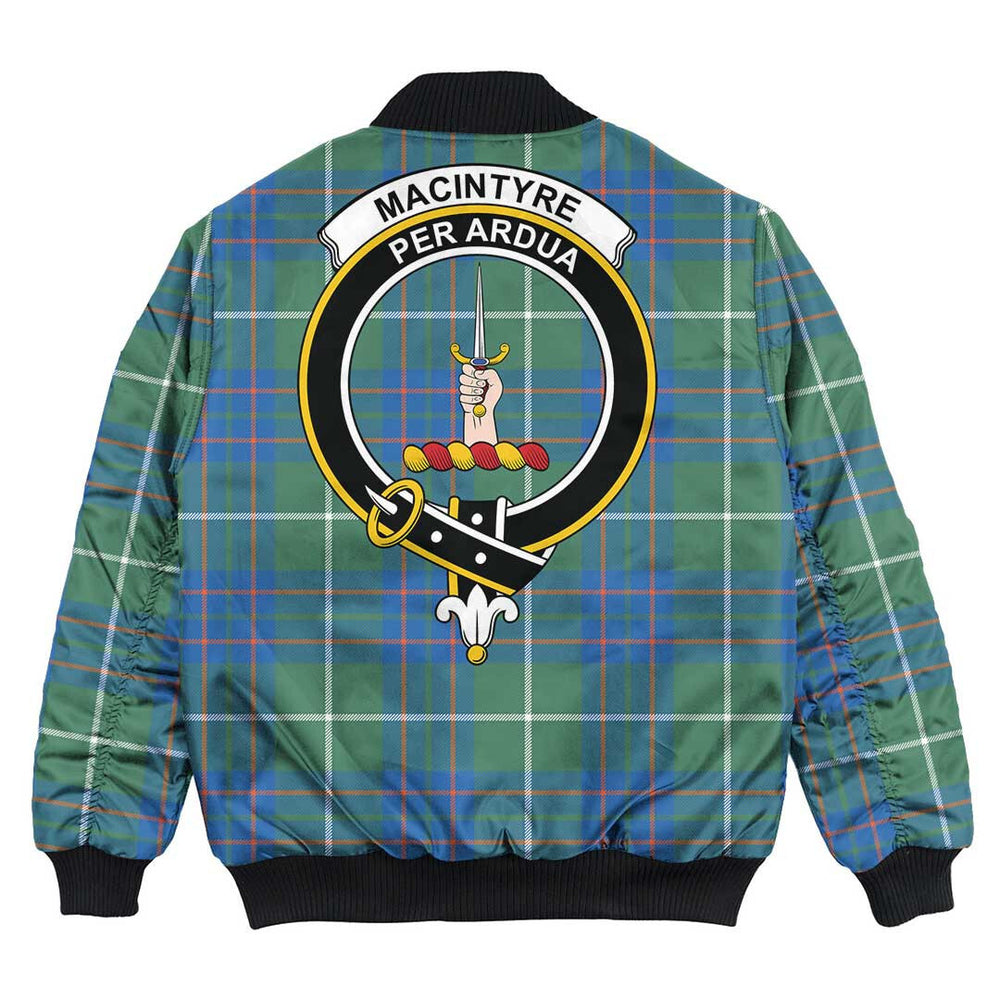 Clan MacIntyre Hunting Ancient Tartan Crest Bomber Jacket PN35 MacIntyre Hunting Ancient Tartan Tartan Bomber Jacket   