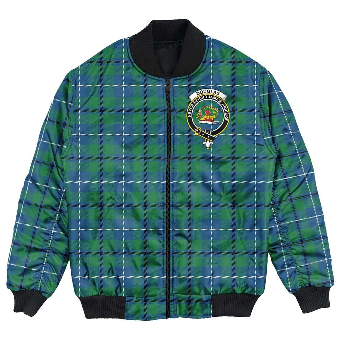 Clan Douglas Ancient Tartan Crest Bomber Jacket VI19 Douglas Ancient Tartan Tartan Bomber Jacket   