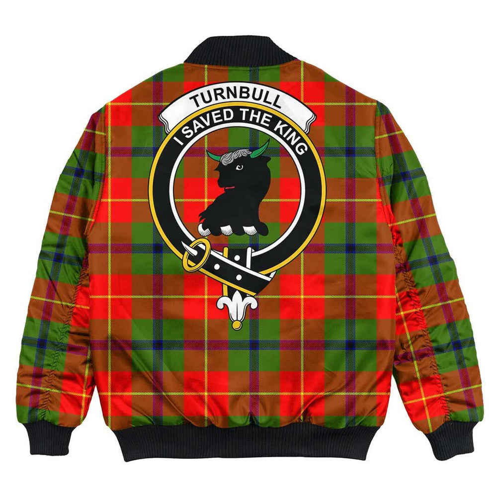 Clan Turnbull Dress Tartan Crest Bomber Jacket WQ94 Turnbull Dress Tartan Tartan Bomber Jacket   