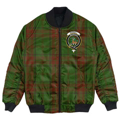 Clan Clan Maxwell Hunting Tartan Crest Bomber Jacket EI95 Maxwell Hunting Tartan Tartan Bomber Jacket   