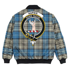 Clan Napier Ancient Tartan Crest Bomber Jacket YP94 Napier Ancient Tartan Tartan Bomber Jacket   
