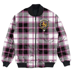 Clan MacPherson Hunting Modern Tartan Crest Bomber Jacket SZ93 MacPherson Hunting Modern Tartan Tartan Bomber Jacket   