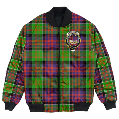 Clan MacDonald of Clanranald Tartan Crest Bomber Jacket