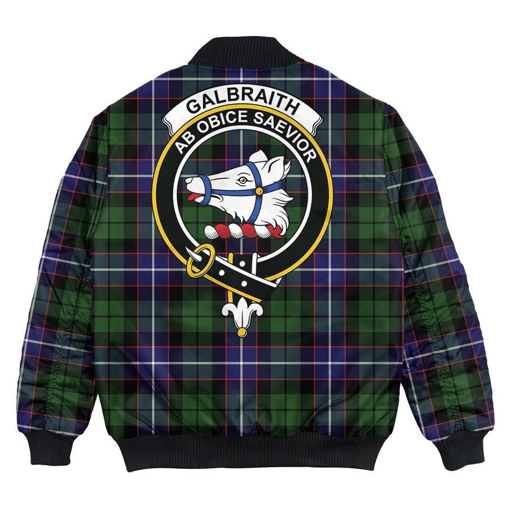 Clan Galbraith Modern Tartan Crest Bomber Jacket DT25 Galbraith Modern Tartan Tartan Bomber Jacket   