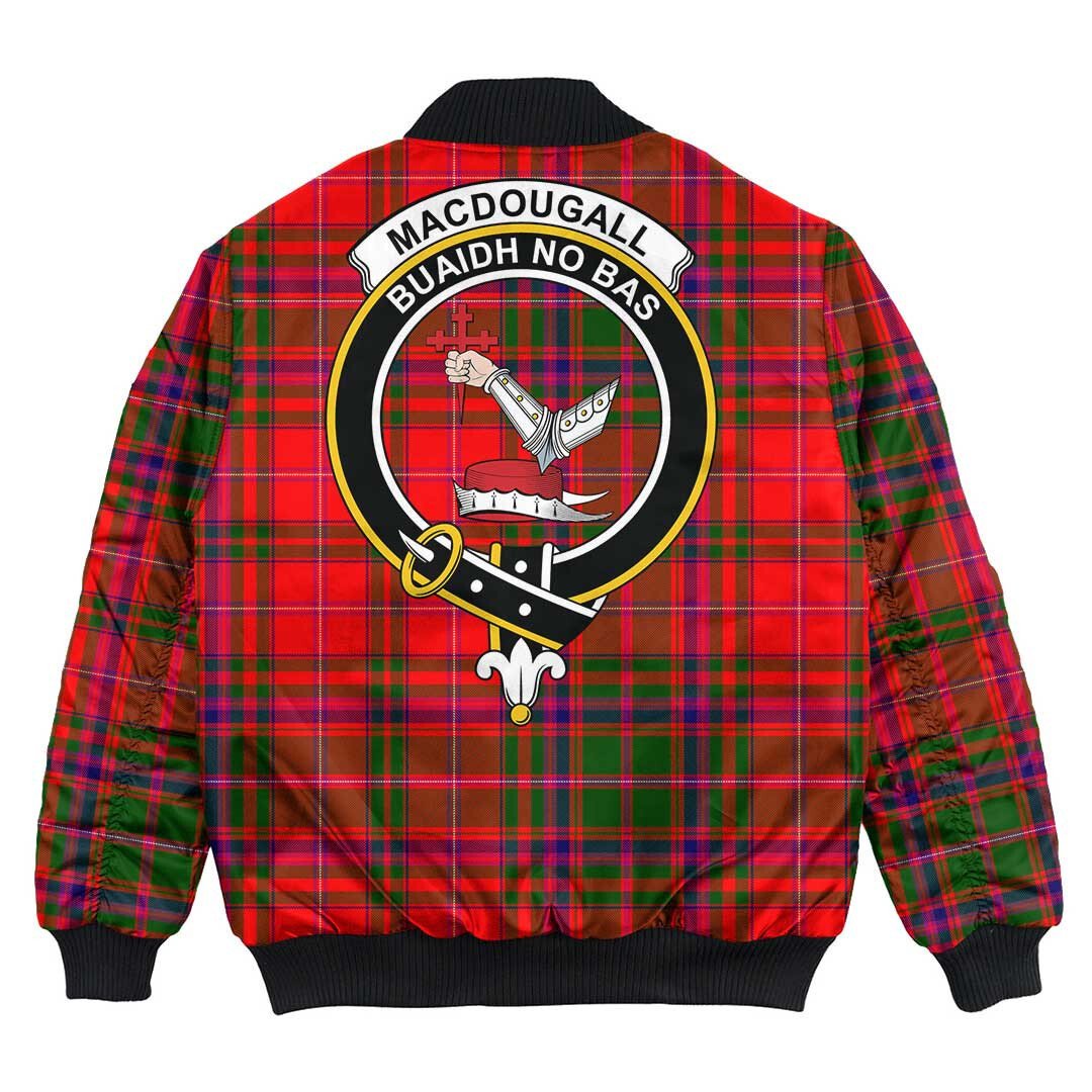 Clan MacDougall Modern Tartan Crest Bomber Jacket IH64 MacDougall Modern Tartan Tartan Bomber Jacket   