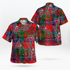 Clan Macnicol Tartan Scottish Lion Hawaiian Shirt GW97 Macnicol Tartan Tartan Hawaii Shirt   