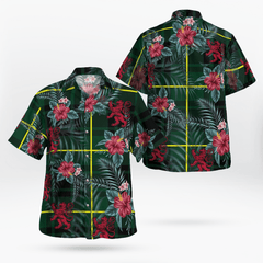 Clan MacArthur Modern Tartan Scottish Lion Hawaiian Shirt VC57 MacArthur Modern Tartan Tartan Hawaii Shirt   